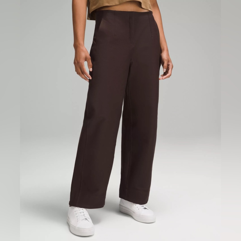 with tag! lululemon athletica Dark Brown Wide-Leg Pants
